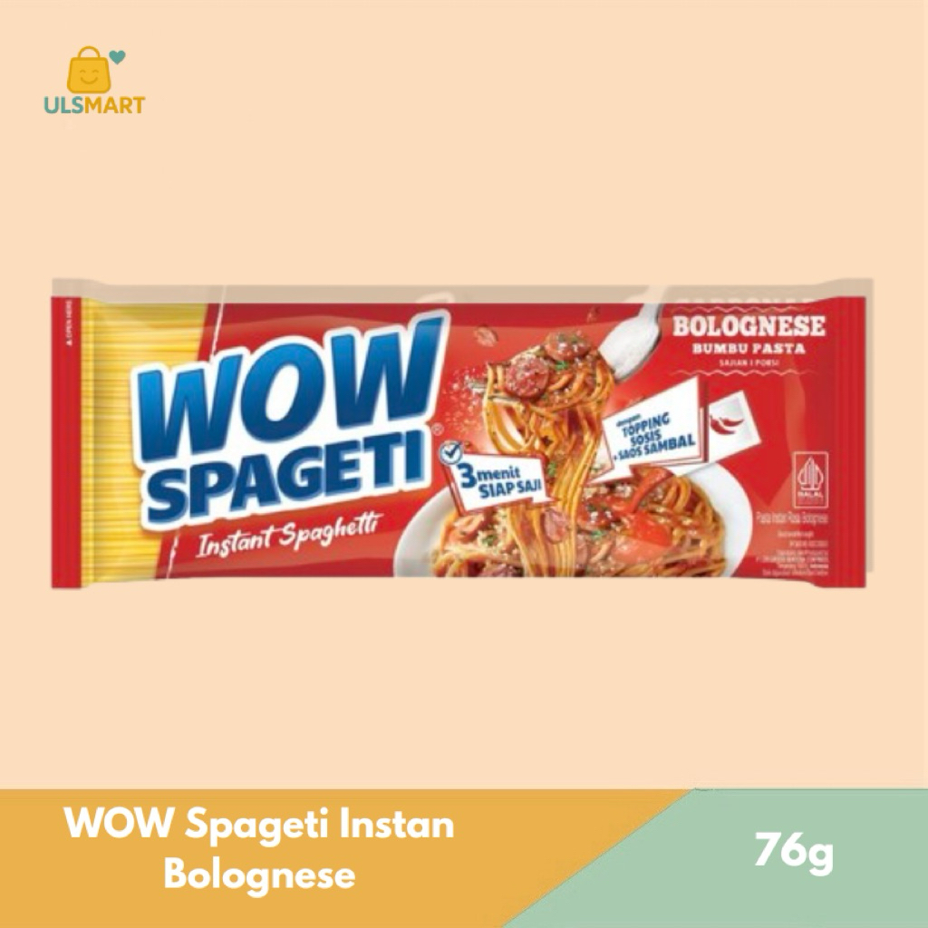 

WOW Spageti Instan Bolognese 76 g