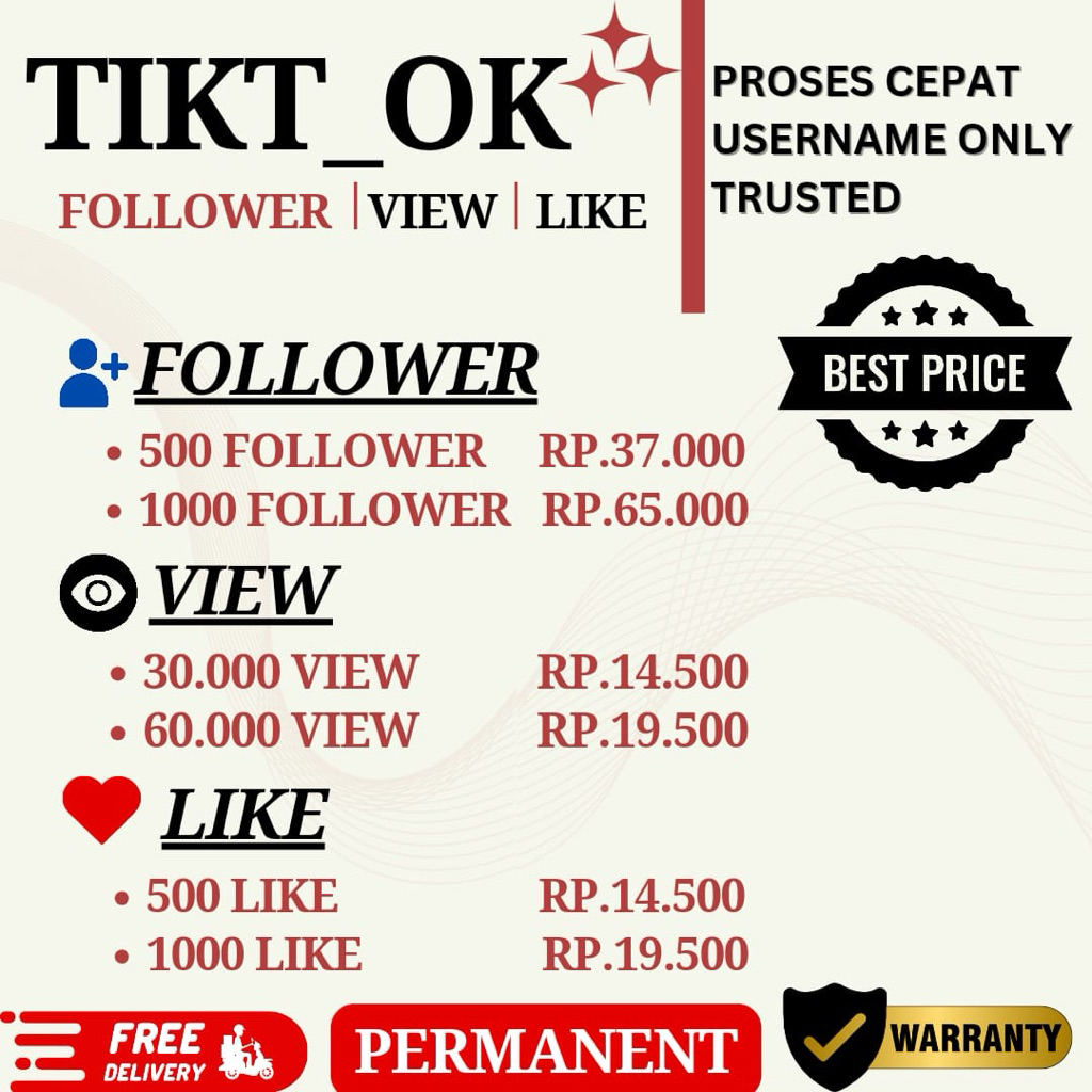 FOLLOWER TIKTOK PERMANEN