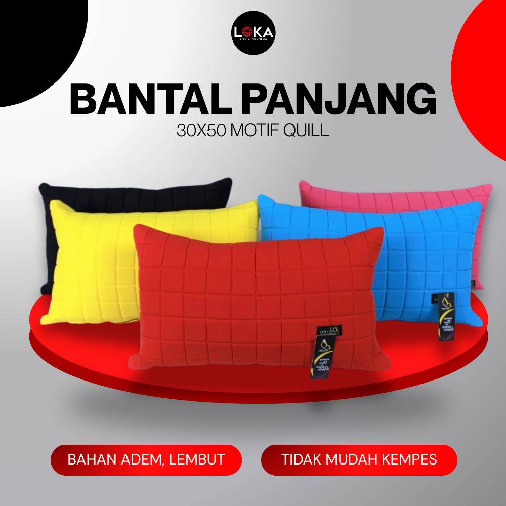 SARUNG Bantal Panjang 30x50 Motif Quilt | Cover Bantal Sofa Dekorasi Ruangan Unik | Lembut & Nyaman