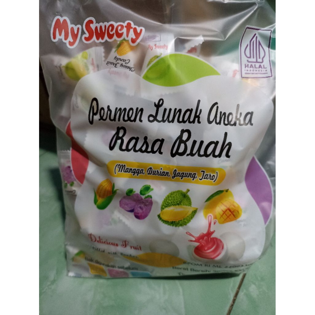 

My Sweety Chewy Fruit Candy 360g - permen lunak aneka rasa