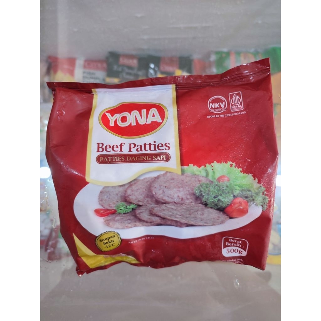 

Yona Beef Patties 500gr