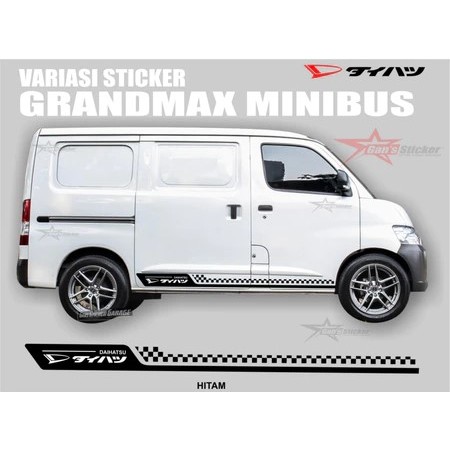 Sticker Cutting Daihatsu Grandmax Sticker Motif Catur Daihatsu Grandmax