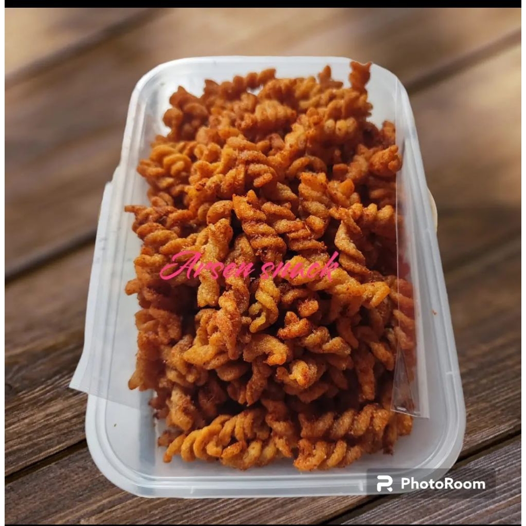 

Makaroni ulir sepiral kemasan box