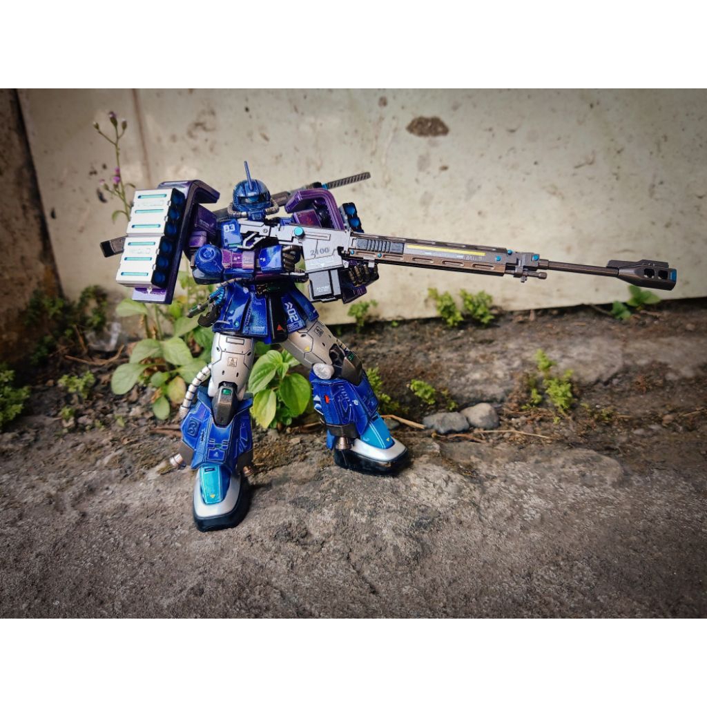 HG 1/144 Psyco Zaku Sniper Full Cusyom paint Relik