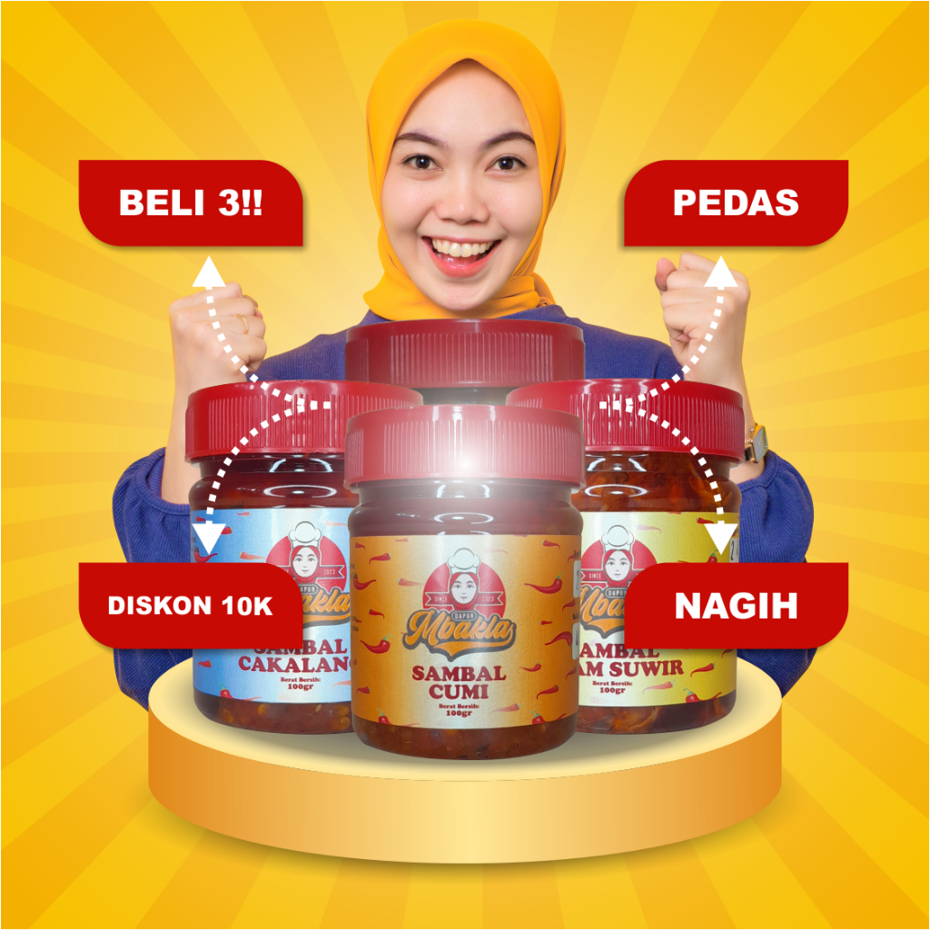 

Dapur Mbakla | Sambel Cumi Ayam Suwir Cakalang Cumi Ijo Gurih Pedas Nagih