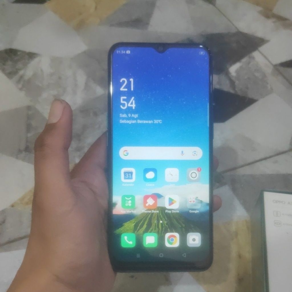 hp oppo a31 bekas, bukan refurbish, ram 4gb internal128gb, normal siap pakai
