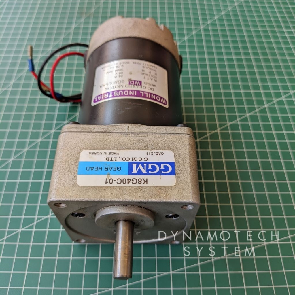 DC Geared Motor GGM 90V 25W 75Rpm - DC Motor Gearbox/GearHead