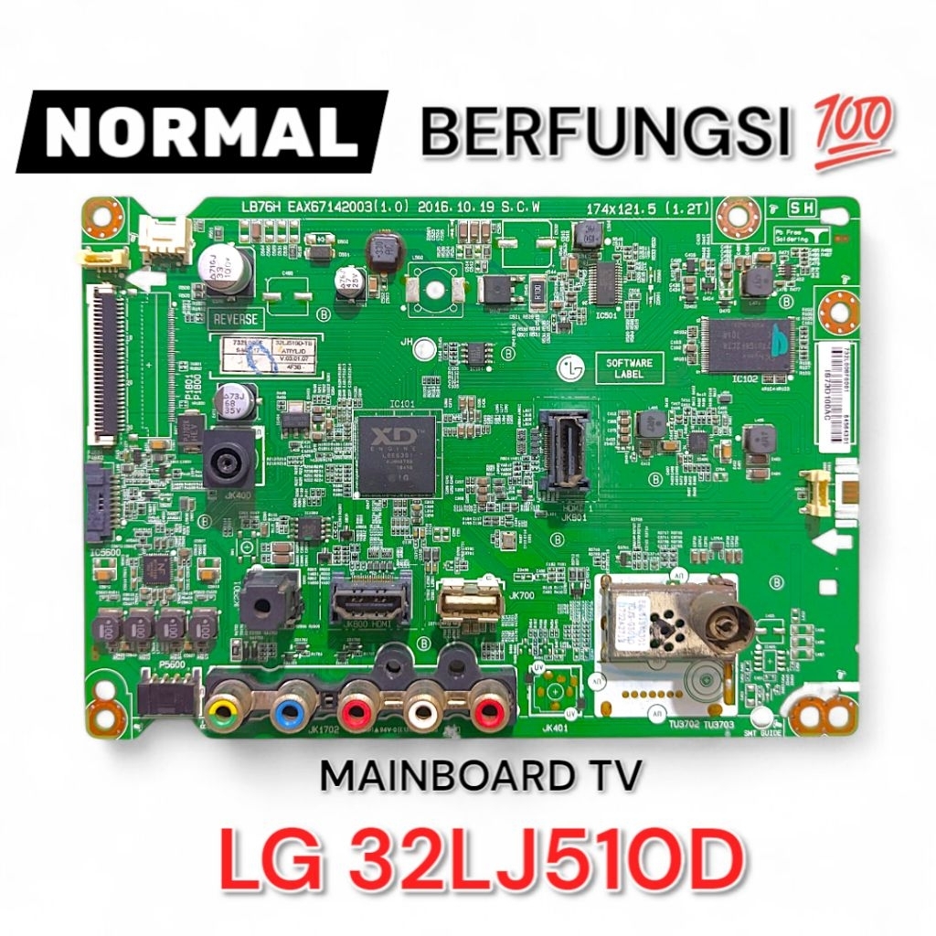 MB TV MAINBOARD TV MOTHERBOARD TV LG 32LJ510D LG 32LJ510D-TB