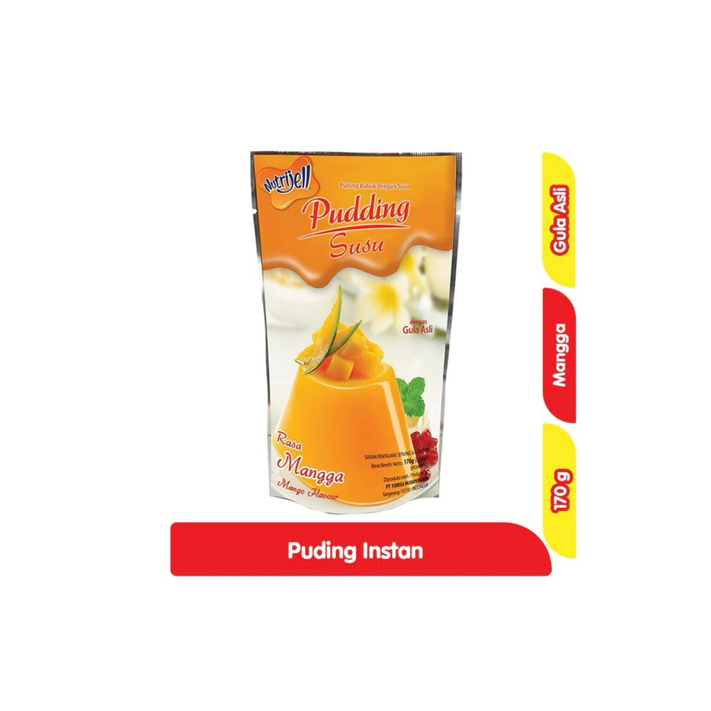 

Nutrijell Pudding Instan Susu Rasa Mangga Pouch 170 g