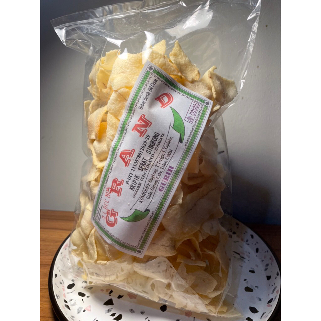 

Keripik Serat Singkong Grand 190gr Asli Surabaya