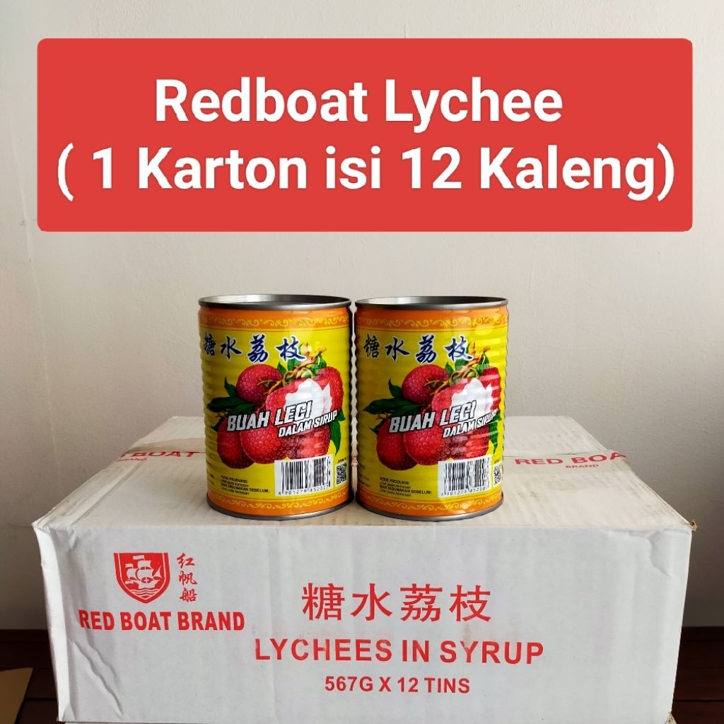 

Redboat Lychee/Leci Kartonan isi 12 Kaleng