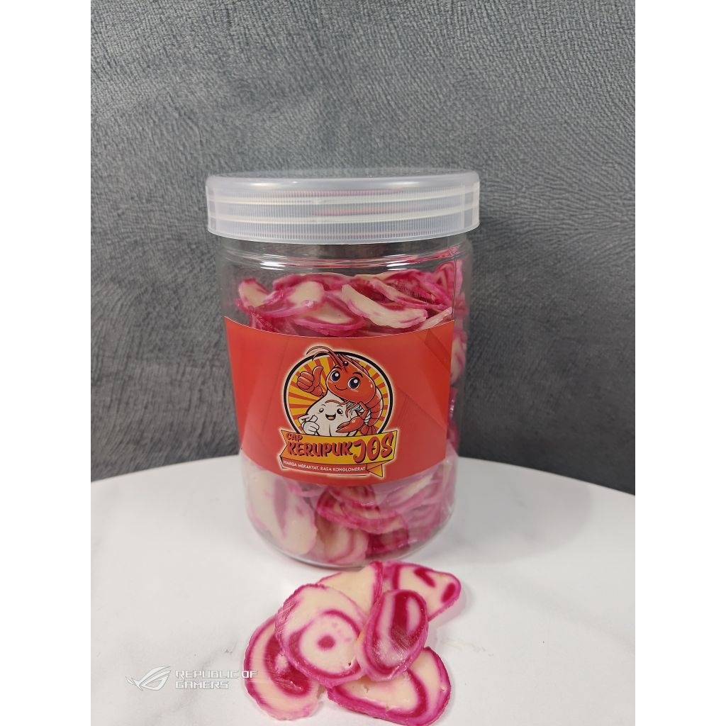 

Kerupuk Mentah / Kerupuk Poleng / Krupuk Poleng Merah / Kerupuk Warna Merah / Poleng / 200 gr