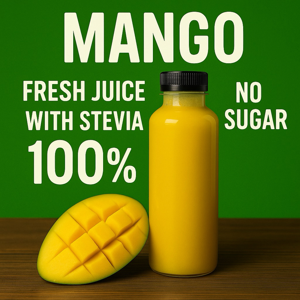 

Juicelicious Jus Buah Mangga Sehat With Stevia 100%, No Added Sugar - 250ml