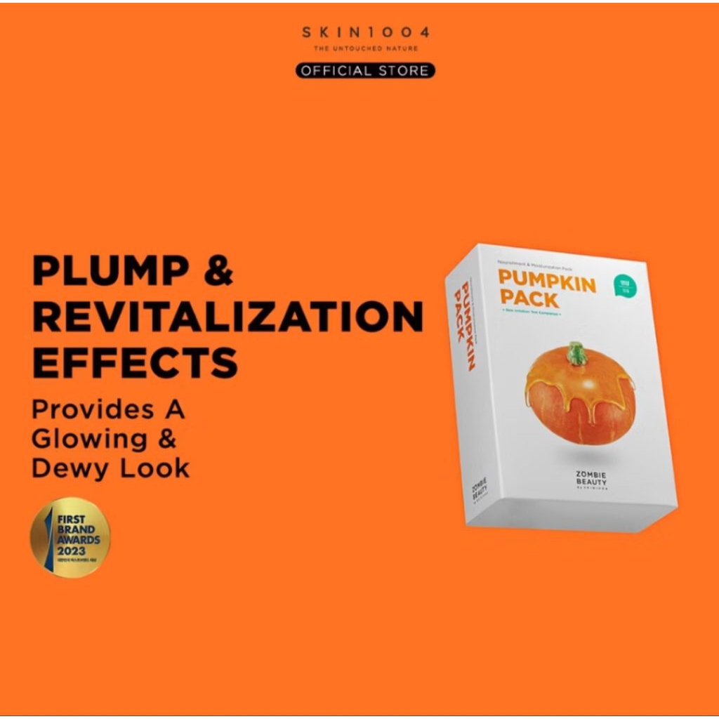 Zombie Beauty by SKIN1004 (Nourishment) Pumpkin Pack [8ea]