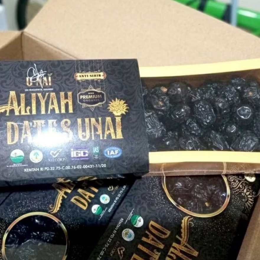 

Hanzzashop - Kurma Ajwa Aliyah UNAI Organik Premium 500gr