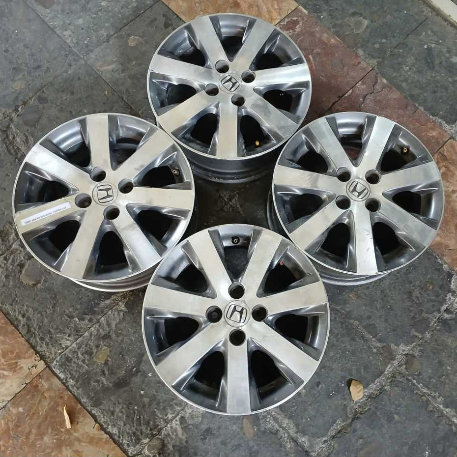Velg Mobil Standart Mobilio Ring 15 Baut 4X100 Pelek Second Bisa Freed Jazz Brio ViosDLL