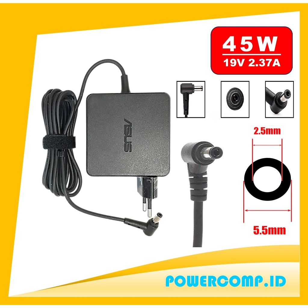 Adaptor Casan Laptop Asus Adapter Charger Laptop AC Adapter Laptop ASUS Compatible for Asus PA-1650-