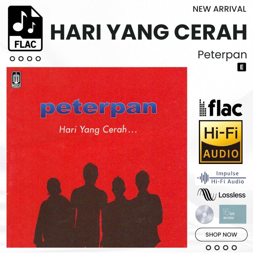 Hari Yang Cerah Peterpan Album lagu FLAC Hi-Fi Lossless 16bit 44.1kHz