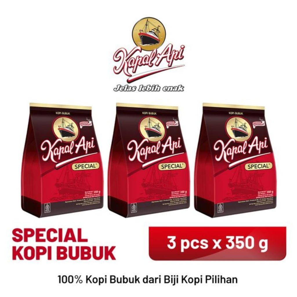 

Kapal Api Special Merah 3 × 350 gr coffe