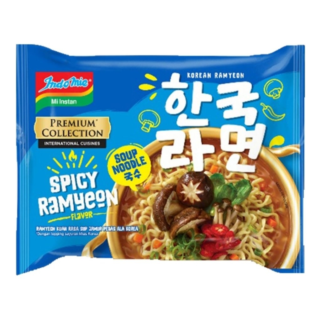 

Indomie Mi Instan Mie Kuah Spicy Ramyeon 83g