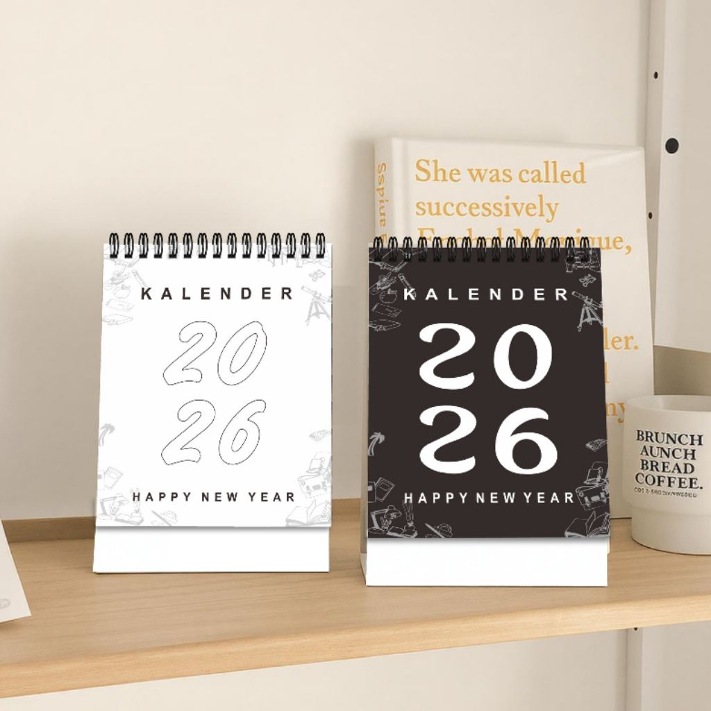 

KALENDER MEJA A6 2026 / KALENDER MEJA AESTHETIC/ALENDER MEJA UKURAN A6 2026/KALENDER A6/KALENDER SIMPLE.
