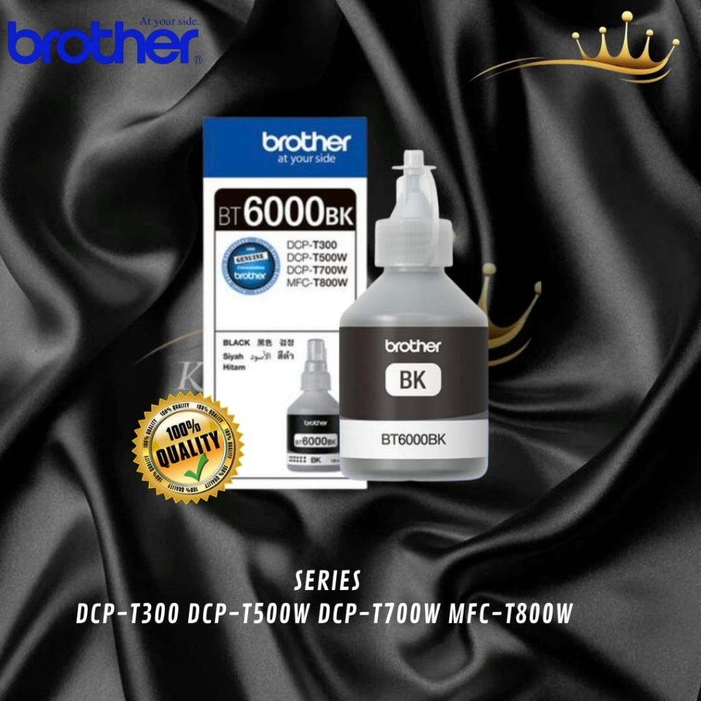 TINTA BROTHER BT6000BK FOR PRINTER DCP-T300 DCP-T500W DCP-T700W DCP-T800W