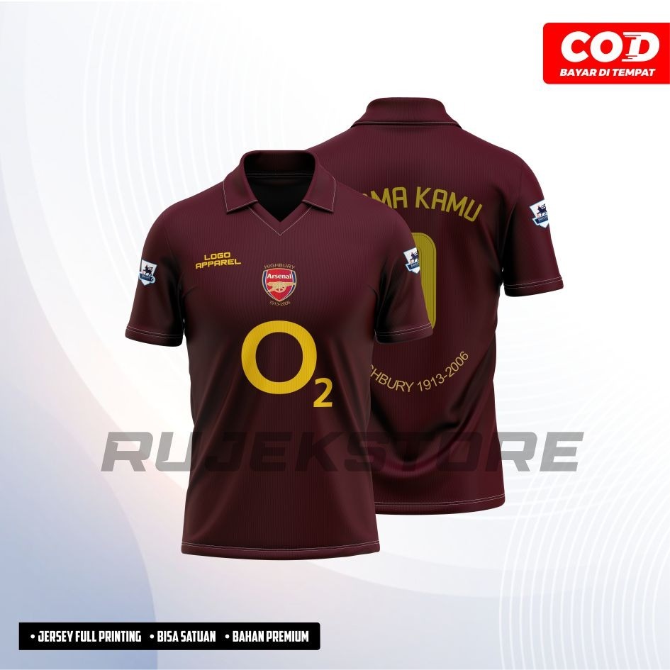 JERSEY ARSENAL 2005 PRINTING