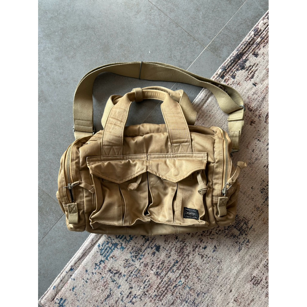Porter yoshida military duffle sling bag tas selempang pria wanita