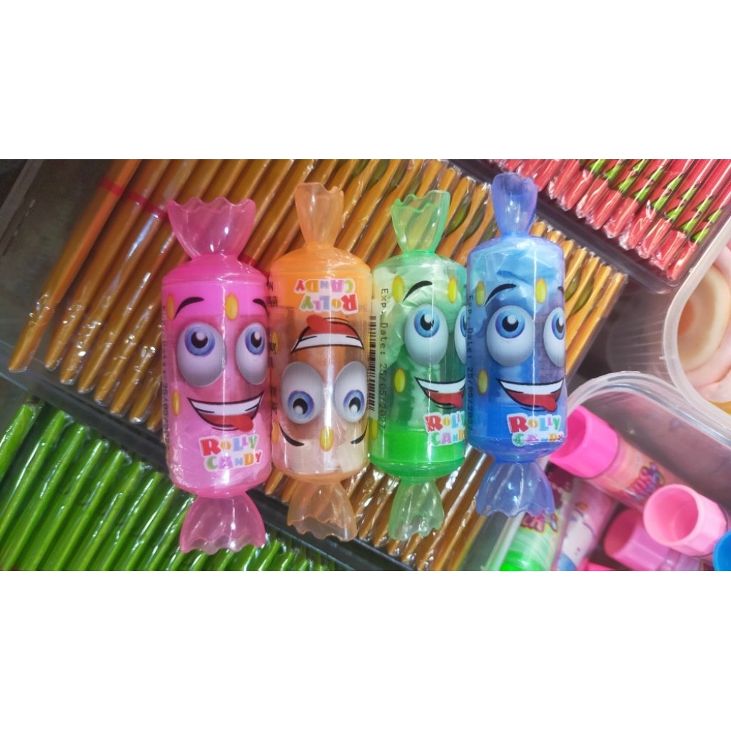 

PERMEN ROLLY CANDY KEMASAN LUCU
