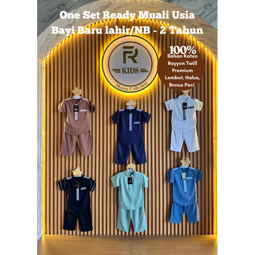 Setelan Koko Bayi/Koko bayi/Koko Anak/baju bayi koko/ free peci rajut