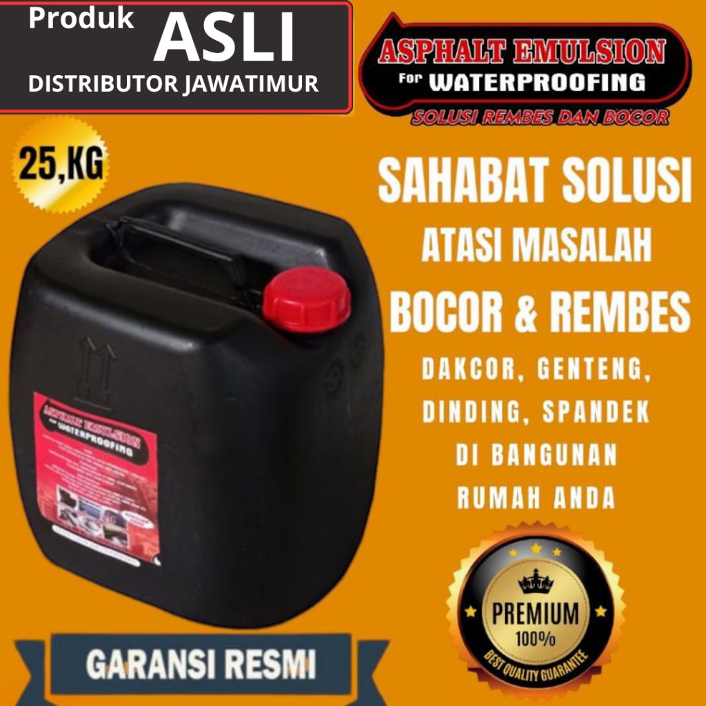 Aspal Cair Anti Bocor dan Rembes. 25 Kg