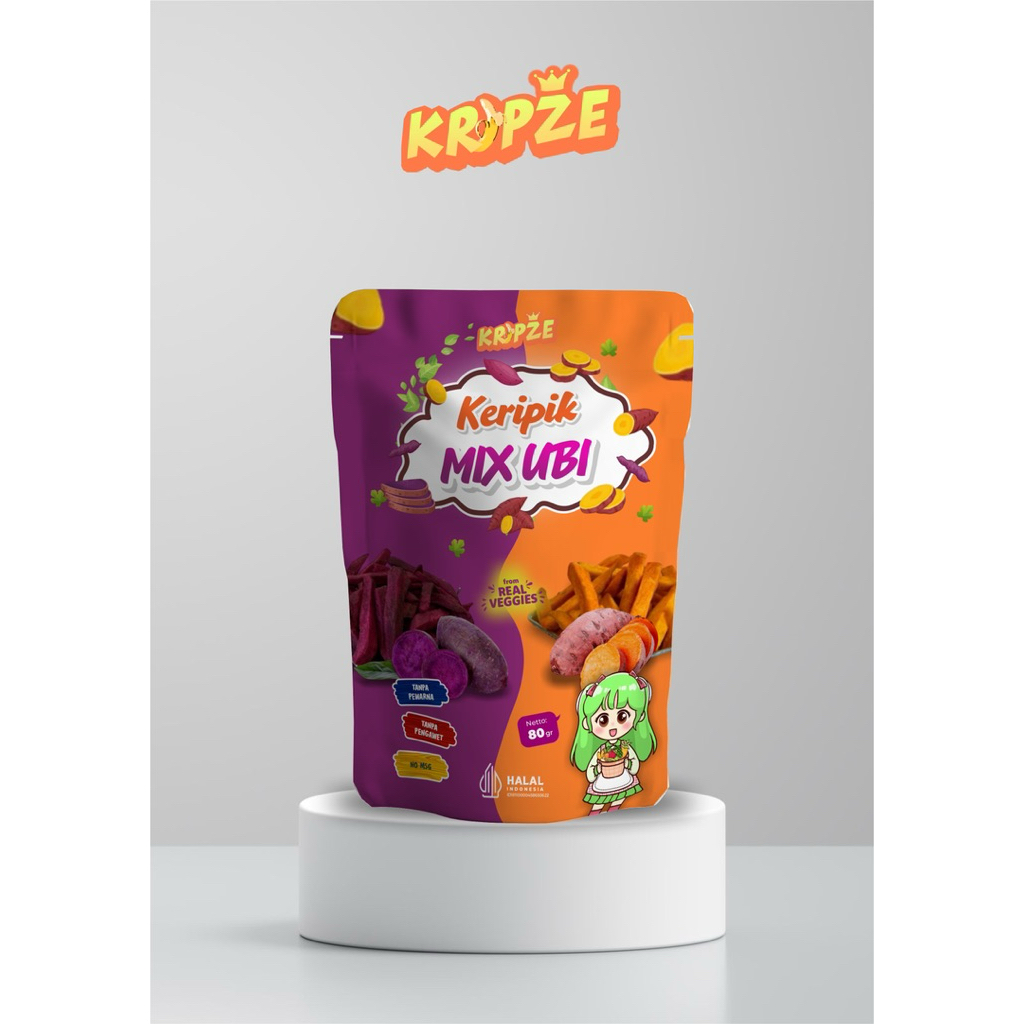 

Kripze Keripik Mix Ubi Ungu dan Ubi Madu 80
