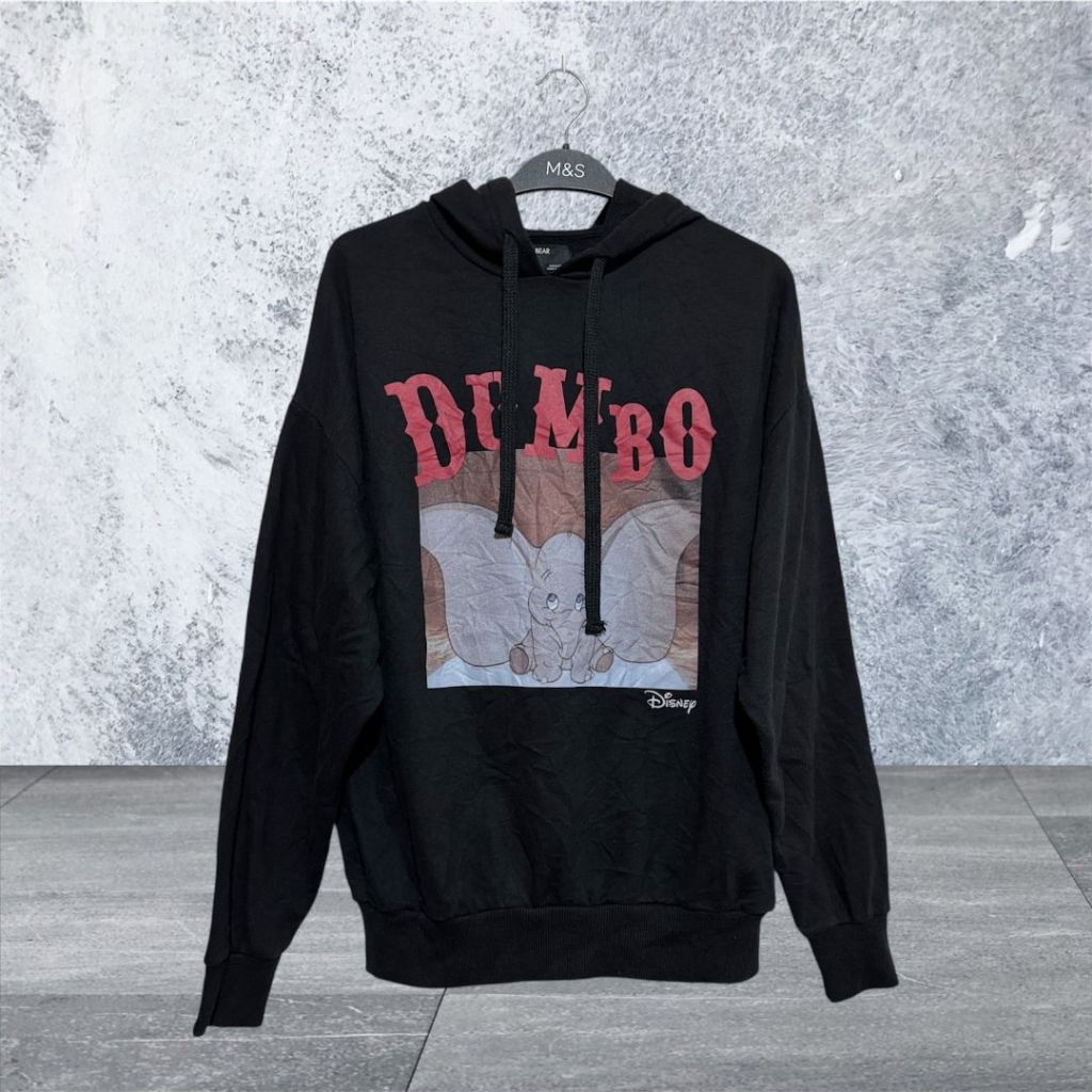 PULL&BEAR x DISNEY Dumbo Women's Hoodie | made in Portugal | Pull and Bear cewe boxy and oversize
