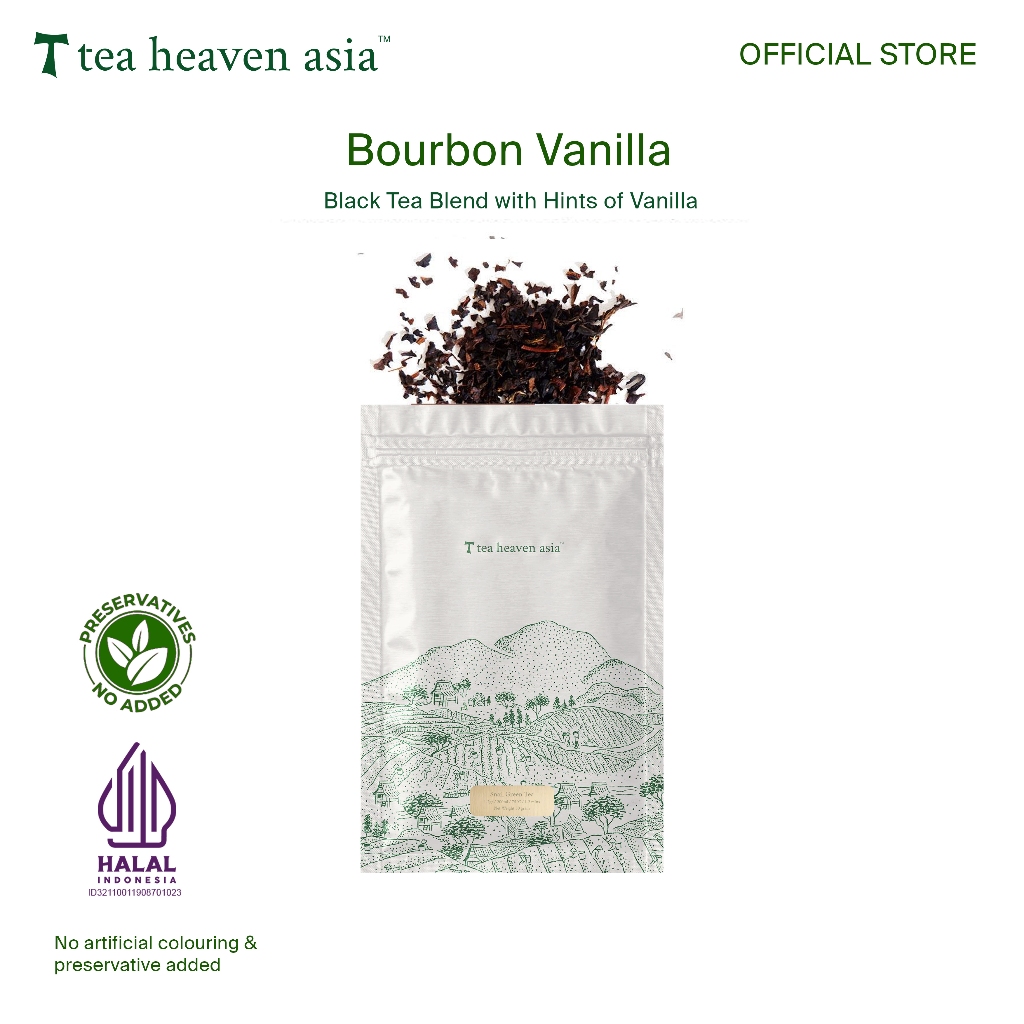 

Tea Heaven Bourbon Vanilla Black Tea 40gr