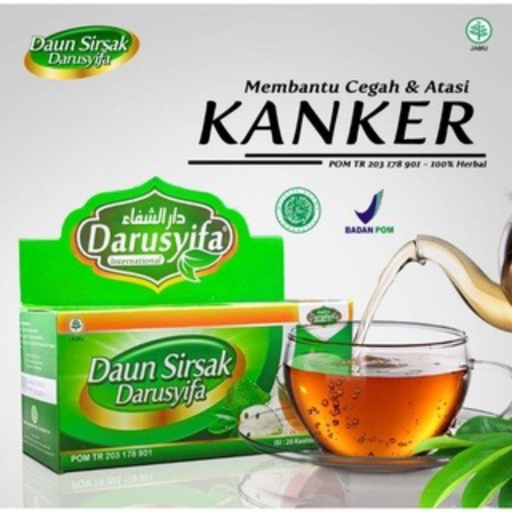 

Teh Celup Daun Sirsak Darusyifa Herbal Kanker Tumor