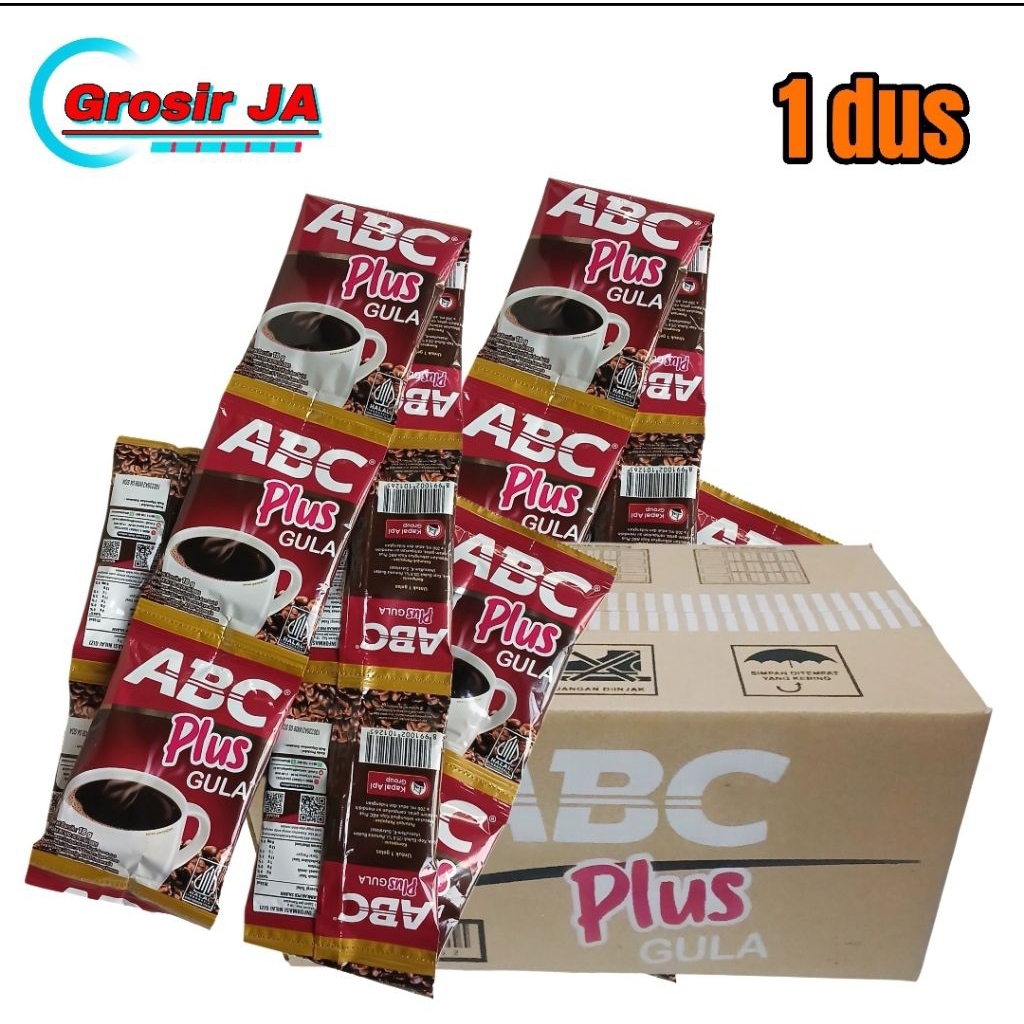 

1dus Kopi Abc Plus Gula isi 12rencheng / 1dus Kopi Abc Plus Gula Isi 12 Rencheng / 120 Sachet