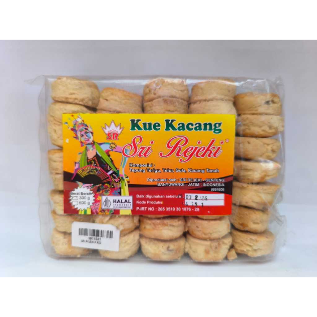 

SRI REJEKI KUE KACANG 300 gr