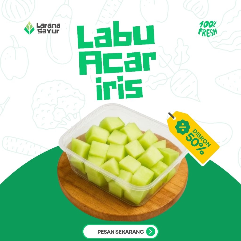 

LABU ACAR POTONG DADU 1KG
