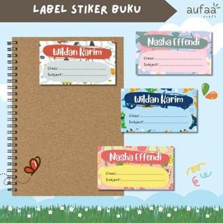 

[isi 20] Label Stiker Buku | Stiker Buku Custom