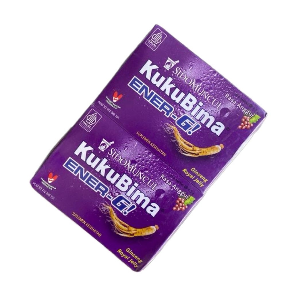 

Kukubima Energi rasa Anggur isi 6 sachet