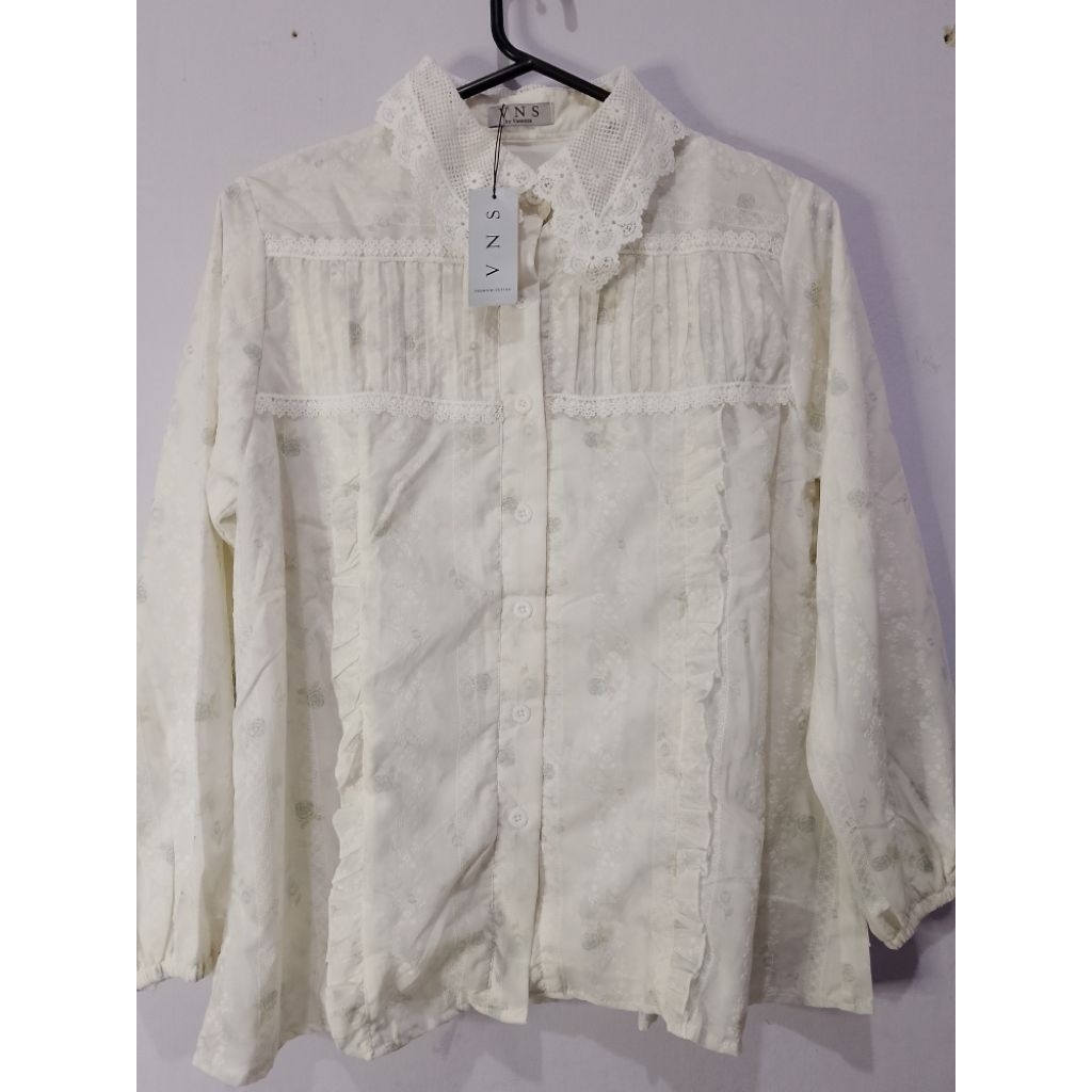 atasan katbol atasan Vns kemeja Vns ori motif bunga blouse VNS