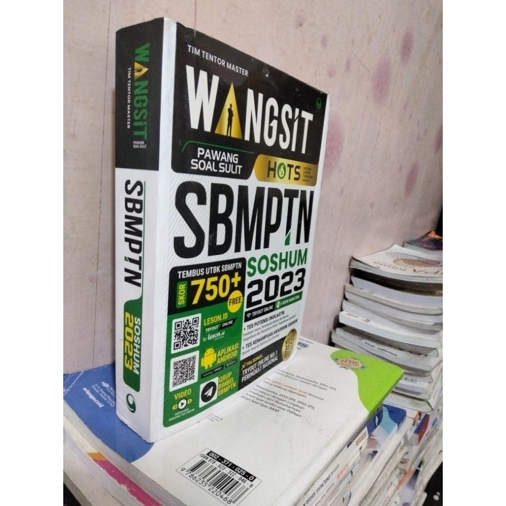 buku wangsit soal sbmptn soshum 2023/bekas pakai