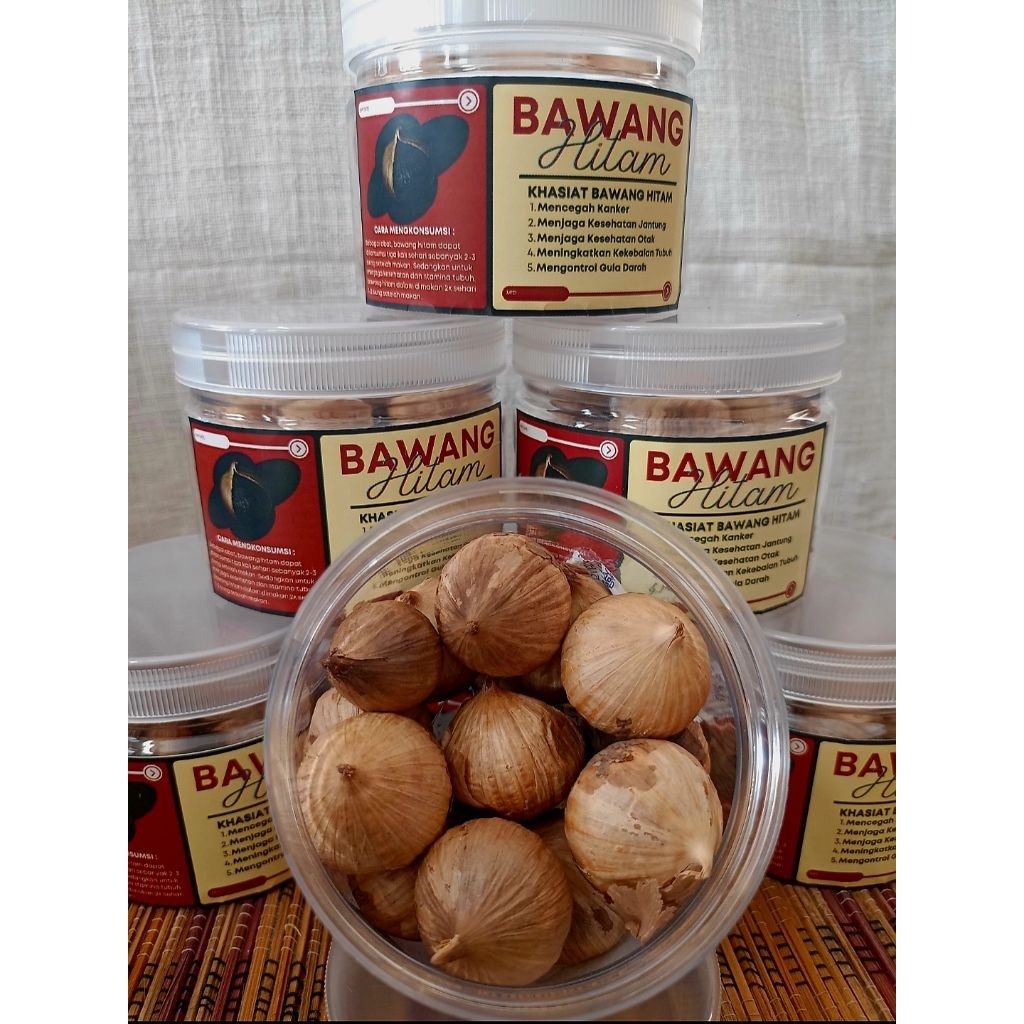 

BLACK GARLIC 125 GRAM | BAWANG HITAM TUNGGAL 125 GR | BAWANG TUNGGAL BAWANG LANANG