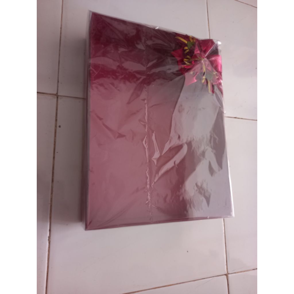 

box kue press mika merah maron 40 x 30 x 8