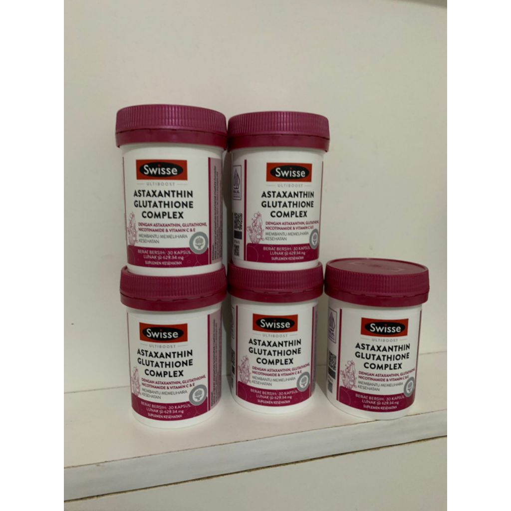 (READY) Swisse Astaxanthin glutathione complex 30 kapsul exp Mei 2027