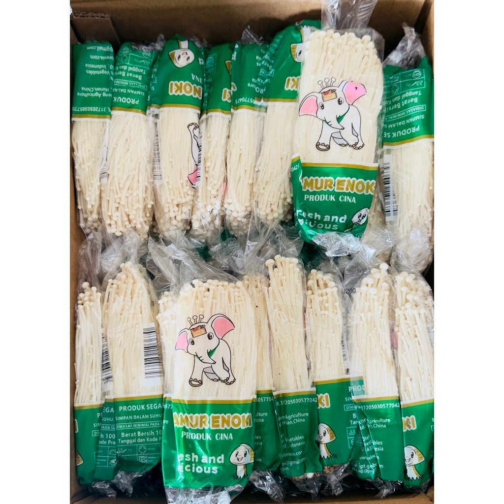 

JAMUR ENOKI 1 PACK 100 GR / ENOKI SEGAR FRESH