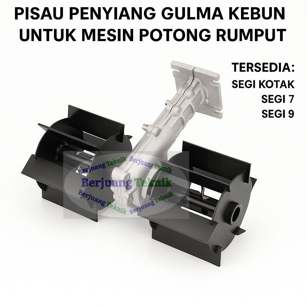 Penyiang Gulma Kebun || Weeder Head Pisau Penyiang Gulma Kebun Penggembur Tanah