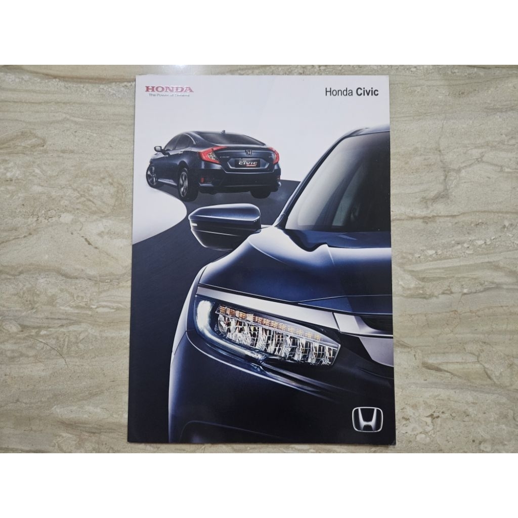 brosur katalog mobil honda civic 2016 leaflet