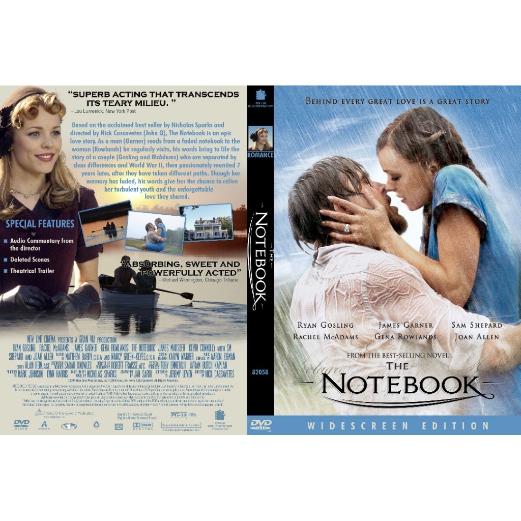 DVDD FILM DRAMA ROMANCE THE NOTEBOOK-FILM DRAMA ROMANTIS-FILM DRAMA ROMAN