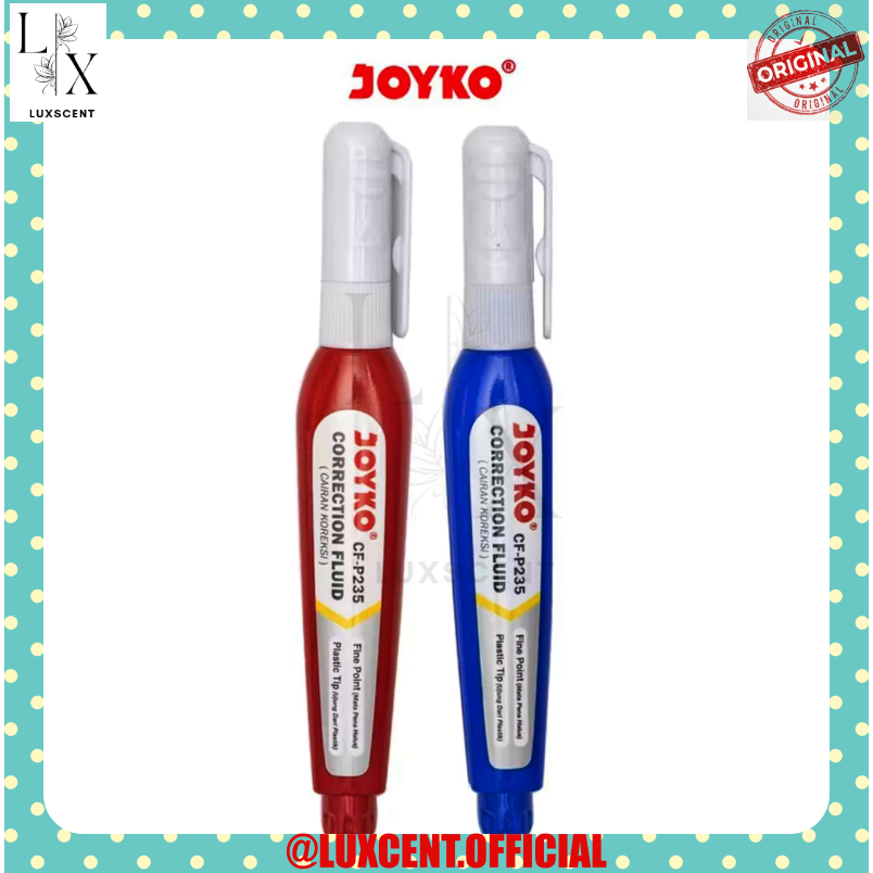 

[1pcs] JOYKO Correction Fluid Cairan Koreksi Penghapus Cair CF-P235 ( 1pcs )